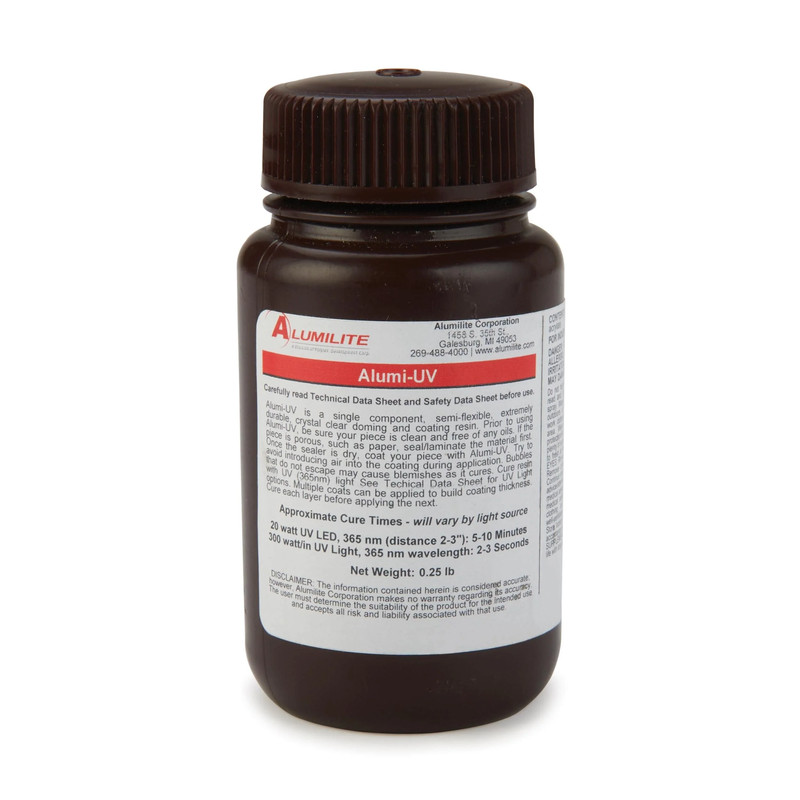 Alumi-UV Clear Coating Resin - .25 lb